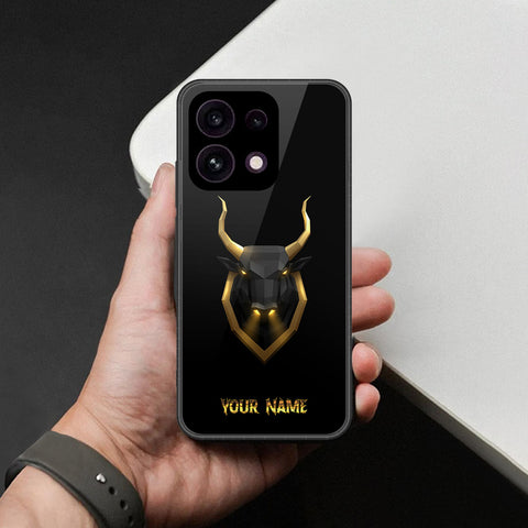 Oppo Reno 16F 5G Cover - Gold Series - HQ Ultra Shine Premium Infinity Glass Soft Silicon Borders Case