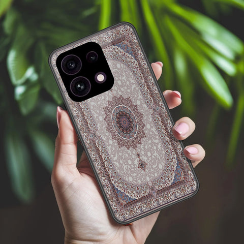 Oppo Reno 16F 5G Cover - ONation Persian Rugs Series 2 - HQ Ultra Shine Premium Infinity Glass Soft Silicon Borders Case