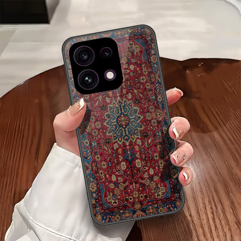 Oppo Reno 16F 5G Cover - ONation Persian Rugs Series - HQ Ultra Shine Premium Infinity Glass Soft Silicon Borders Case