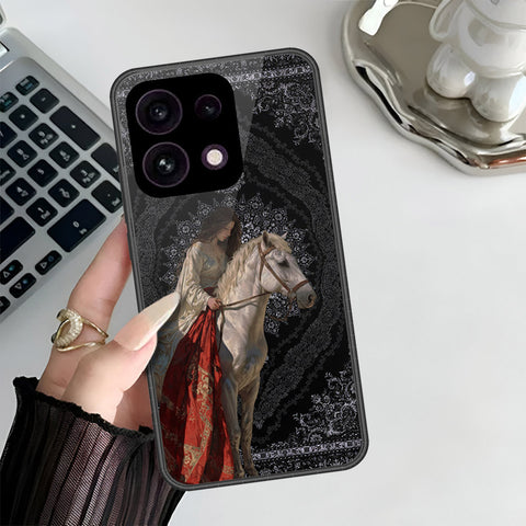 Oppo Reno 16F 5G Cover - ONation Persian Rugs Series 3 - HQ Ultra Shine Premium Infinity Glass Soft Silicon Borders Case