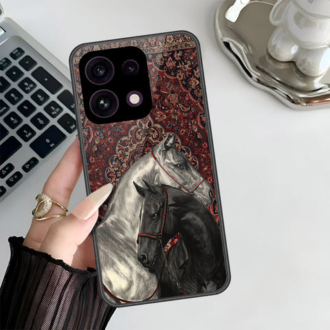 Oppo Reno 16F 5G Cover - ONation Persian Rugs Series 3 - HQ Ultra Shine Premium Infinity Glass Soft Silicon Borders Case