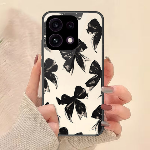 Oppo Reno 16F 5G Cover - Onation Bow Series - HQ Ultra Shine Premium Infinity Glass Soft Silicon Borders Case