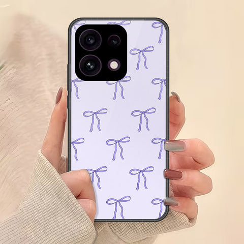 Oppo Reno 16F 5G Cover - Onation Bow Series - HQ Ultra Shine Premium Infinity Glass Soft Silicon Borders Case