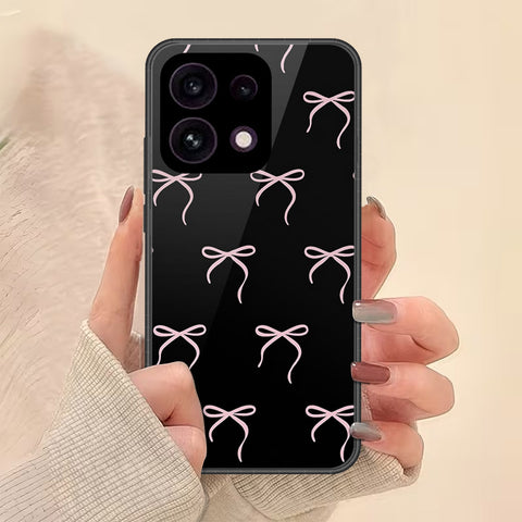 Oppo Reno 16F 5G Cover - Onation Bow Series - HQ Ultra Shine Premium Infinity Glass Soft Silicon Borders Case
