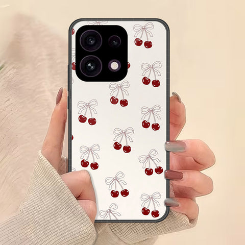 Oppo Reno 16F 5G Cover - Onation Bow Series - HQ Ultra Shine Premium Infinity Glass Soft Silicon Borders Case