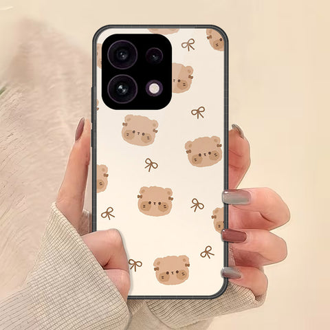 Oppo Reno 16F 5G Cover - Onation Bow Series - HQ Ultra Shine Premium Infinity Glass Soft Silicon Borders Case
