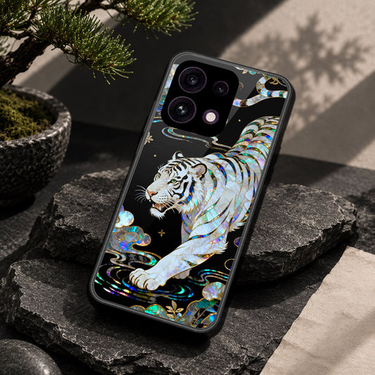 Oppo Reno 16F 5G Cover - Pearl Dynasty Series - HQ Ultra Shine Premium Infinity Glass Soft Silicon Borders Case