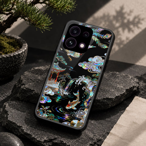 Oppo Reno 16F 5G Cover - Pearl Dynasty Series - HQ Ultra Shine Premium Infinity Glass Soft Silicon Borders Case