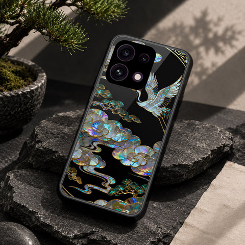 Oppo Reno 16F 5G Cover - Pearl Dynasty Series - HQ Ultra Shine Premium Infinity Glass Soft Silicon Borders Case