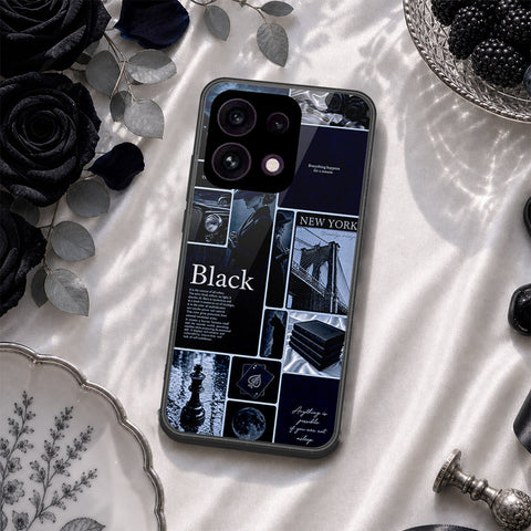 Oppo Reno 16F 5G Cover - ONation Aesthetic Collage Series - HQ Ultra Shine Premium Infinity Glass Soft Silicon Borders Case