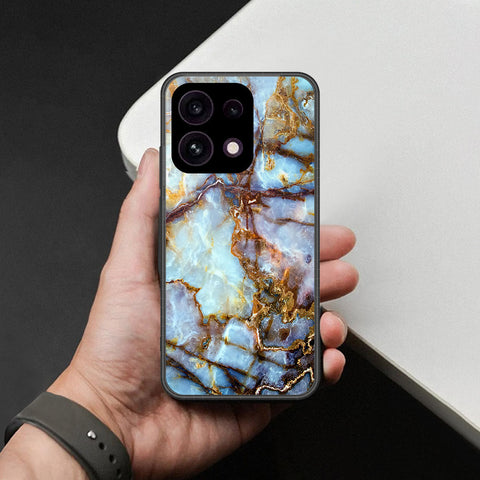 Oppo Reno 16F 5G Cover - Colorful Marble Series - HQ Ultra Shine Premium Infinity Glass Soft Silicon Borders Case