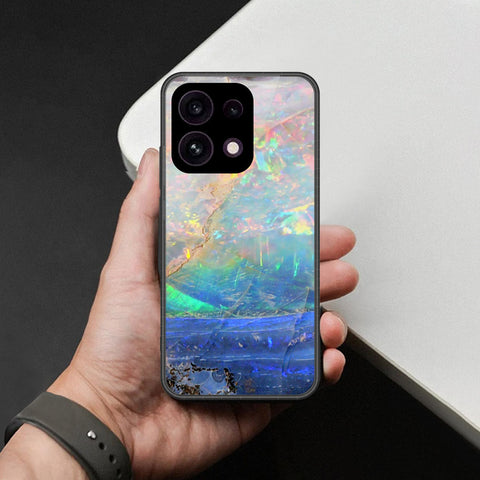 Oppo Reno 16F 5G Cover - Colorful Marble Series - HQ Ultra Shine Premium Infinity Glass Soft Silicon Borders Case