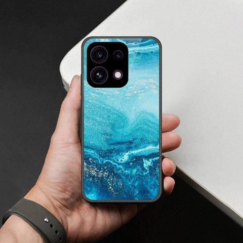 Oppo Reno 16F 5G Cover - Mystic Marble Series - HQ Ultra Shine Premium Infinity Glass Soft Silicon Borders Case