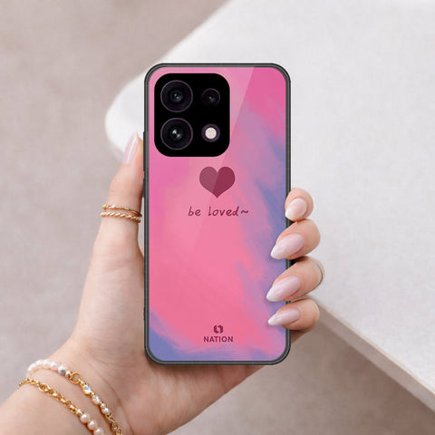 Oppo Reno 16F 5G Cover - Onation Heart Series - HQ Ultra Shine Premium Infinity Glass Soft Silicon Borders Case