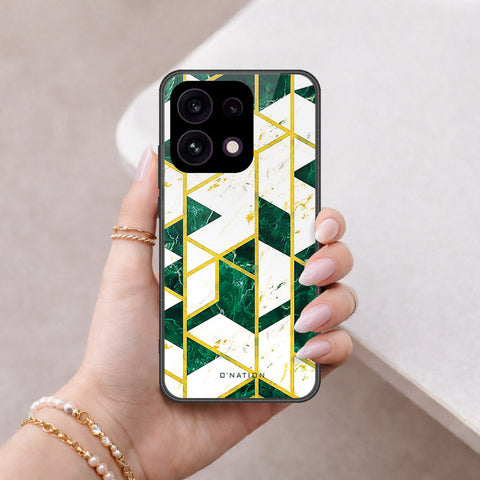 Oppo Reno 16F 5G Cover - O'Nation Shades of Marble Series - HQ Ultra Shine Premium Infinity Glass Soft Silicon Borders Case