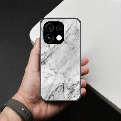 Oppo Reno 16 Pro Cover - White Marble Series - HQ Premium Shine Durable Shatterproof Case
