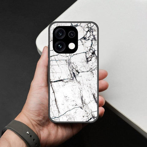 Oppo Reno 16 Pro Cover - White Marble Series 2 - HQ Premium Shine Durable Shatterproof Case