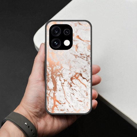 Oppo Reno 16 Pro Cover - White Marble Series 2 - HQ Premium Shine Durable Shatterproof Case
