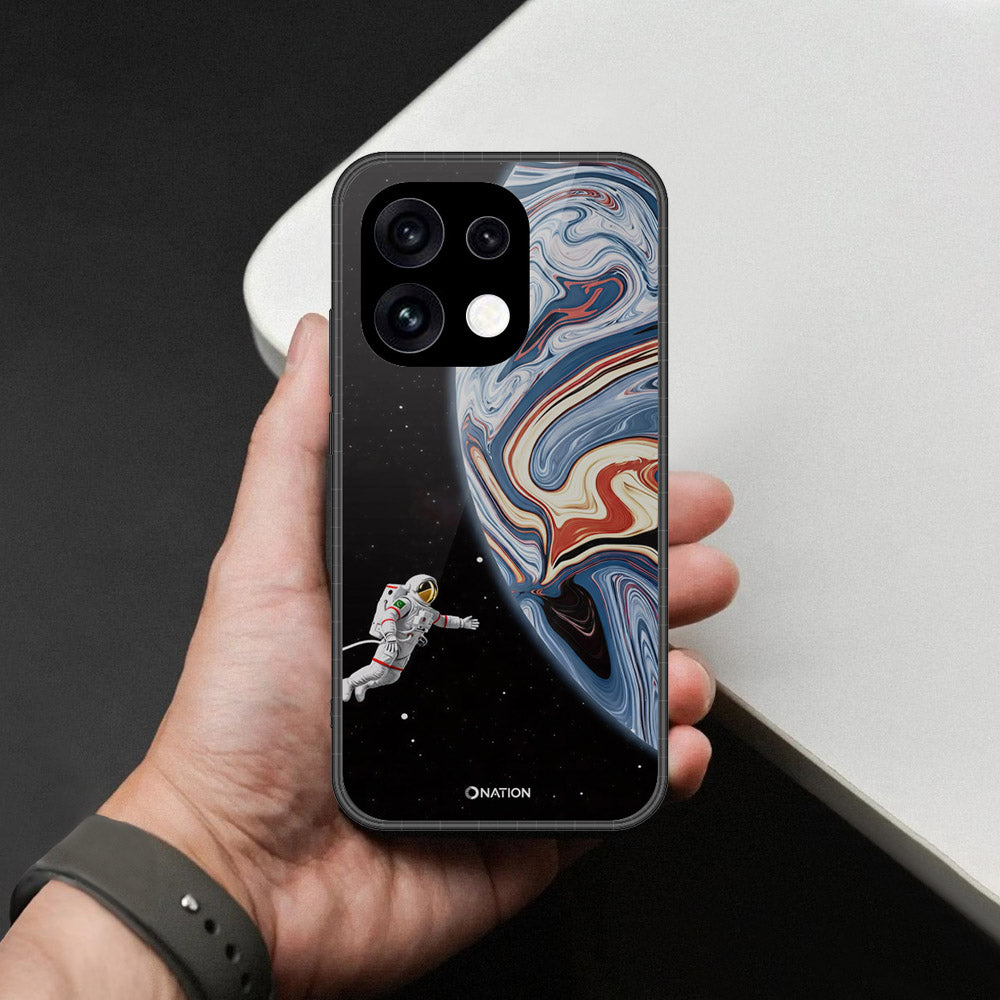 Oppo Reno 16 Pro Cover - Cosmic Marble Astronaut Design - HQ Premium Shine Durable Shatterproof Case
