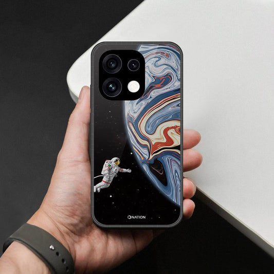 Oppo Reno 16 Pro Cover - Cosmic Marble Astronaut Design - HQ Premium Shine Durable Shatterproof Case