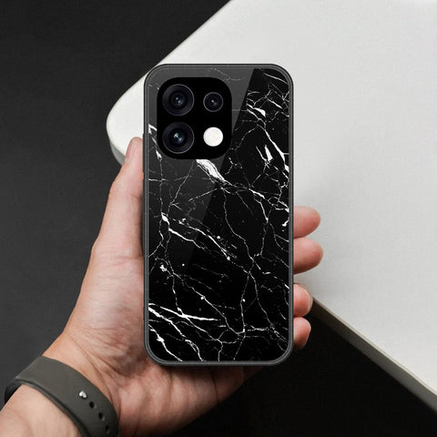 Oppo Reno 16 Pro Cover - Black Marble Series - HQ Premium Shine Durable Shatterproof Case