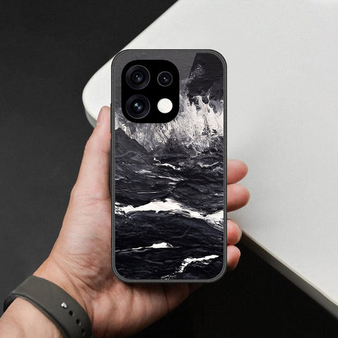 Oppo Reno 16 Pro Cover - Black Marble Series - HQ Premium Shine Durable Shatterproof Case
