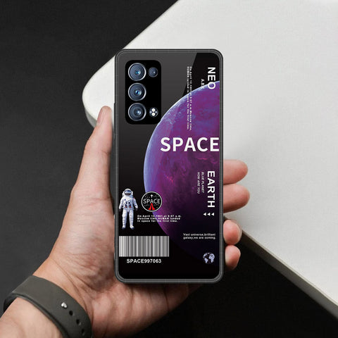 Oppo Reno 6 Pro Plus Cover - Limitless Series - HQ Ultra Shine Premium Infinity Glass Soft Silicon Borders Case