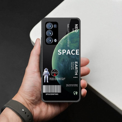 Oppo Reno 6 Pro Plus Cover - Limitless Series - HQ Ultra Shine Premium Infinity Glass Soft Silicon Borders Case