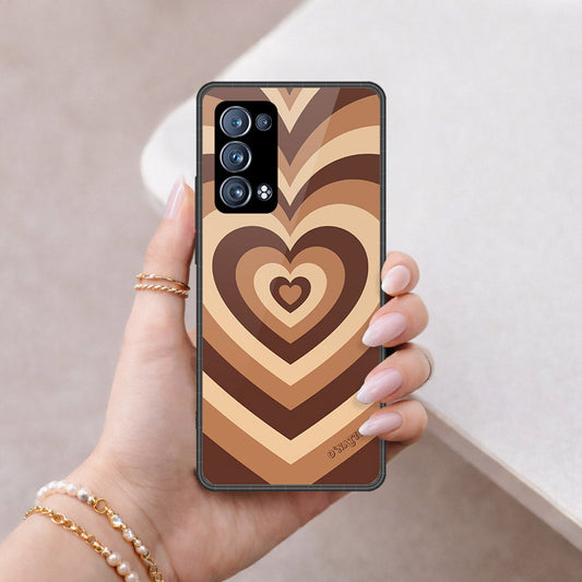 Oppo Reno 6 Pro Plus Cover - O'Nation Heartbeat Series - HQ Ultra Shine Premium Infinity Glass Soft Silicon Borders Case
