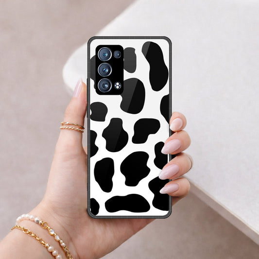 Oppo Reno 6 Pro Plus Cover - Vanilla Dream Series - HQ Ultra Shine Premium Infinity Glass Soft Silicon Borders Case