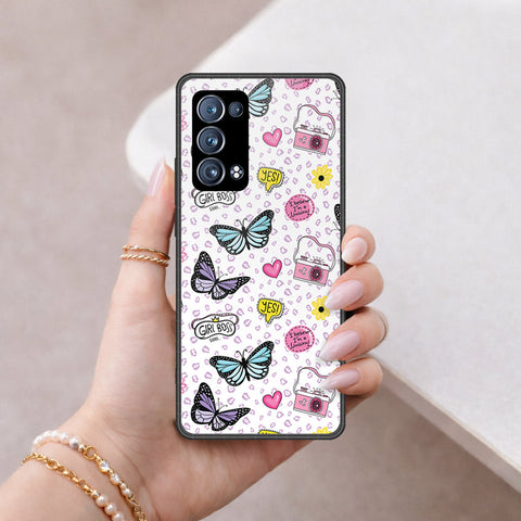 Oppo Reno 6 Pro Plus Cover - Vanilla Dream Series - HQ Ultra Shine Premium Infinity Glass Soft Silicon Borders Case