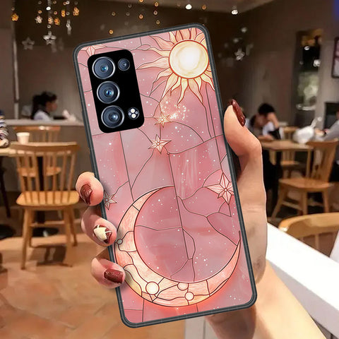 Oppo Reno 6 Pro Plus Cover - Celestial Starry Universe Series - HQ Ultra Shine Premium Infinity Glass Soft Silicon Borders Case