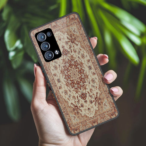 Oppo Reno 6 Pro Plus Cover - ONation Persian Rugs Series 2 - HQ Ultra Shine Premium Infinity Glass Soft Silicon Borders Case