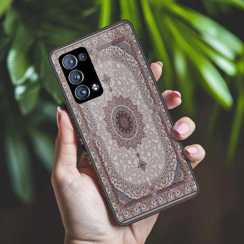 Oppo Reno 6 Pro Plus Cover - ONation Persian Rugs Series 2 - HQ Ultra Shine Premium Infinity Glass Soft Silicon Borders Case