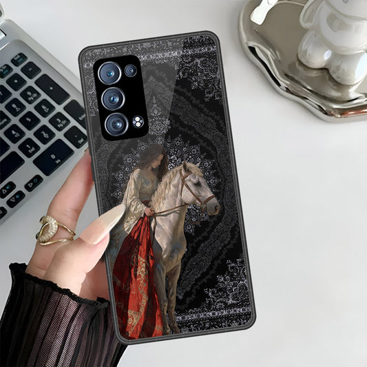 Oppo Reno 6 Pro Plus Cover - ONation Persian Rugs Series 3 - HQ Ultra Shine Premium Infinity Glass Soft Silicon Borders Case