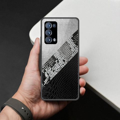 Oppo Reno 6 Pro Plus Cover - Printed Skins Series - HQ Ultra Shine Premium Infinity Glass Soft Silicon Borders Case
