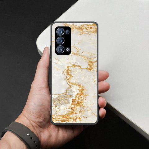 Oppo Reno 6 Pro Plus Cover - Mystic Marble Series - HQ Ultra Shine Premium Infinity Glass Soft Silicon Borders Case