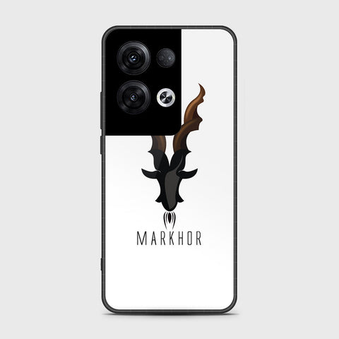 Oppo Reno 8 Pro Plus Cover- Markhor Series - HQ Ultra Shine Premium Infinity Glass Soft Silicon Borders Case