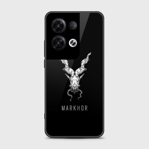 Oppo Reno 8 Pro Cover- Markhor Series - HQ Ultra Shine Premium Infinity Glass Soft Silicon Borders Case