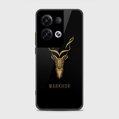 Oppo Reno 8 Pro Plus Cover- Markhor Series - HQ Ultra Shine Premium Infinity Glass Soft Silicon Borders Case