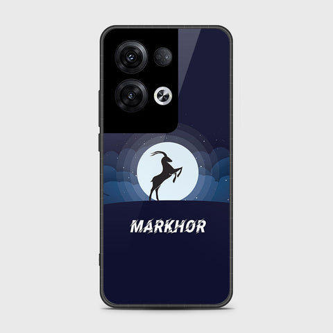 Oppo Reno 8 Pro Cover- Markhor Series - HQ Ultra Shine Premium Infinity Glass Soft Silicon Borders Case