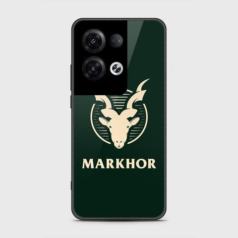 Oppo Reno 8 Pro Plus Cover- Markhor Series - HQ Ultra Shine Premium Infinity Glass Soft Silicon Borders Case