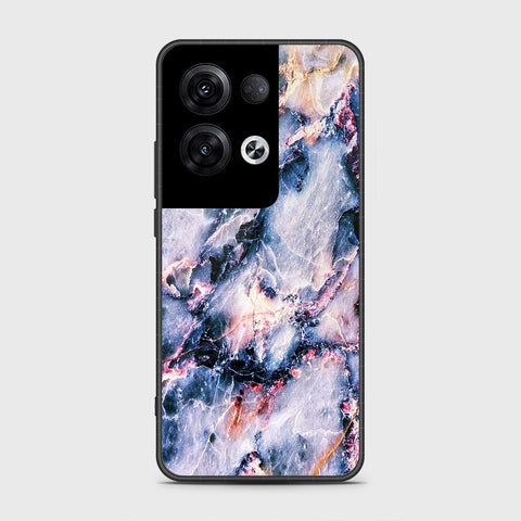 Oppo Reno 8 Pro Cover- Colorful Marble Series - HQ Ultra Shine Premium Infinity Glass Soft Silicon Borders Case