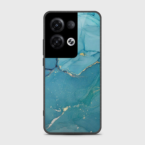 Oppo Reno 8 Pro Cover- Mystic Marble Series - HQ Ultra Shine Premium Infinity Glass Soft Silicon Borders Case