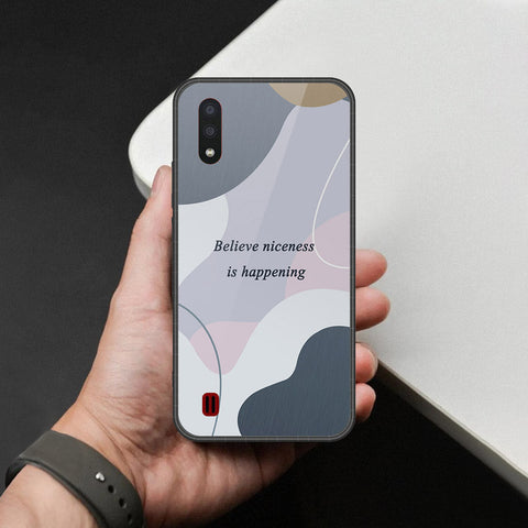 Samsung Galaxy A01 - Happy Series - HQ Premium Shine Durable Shatterproof Case