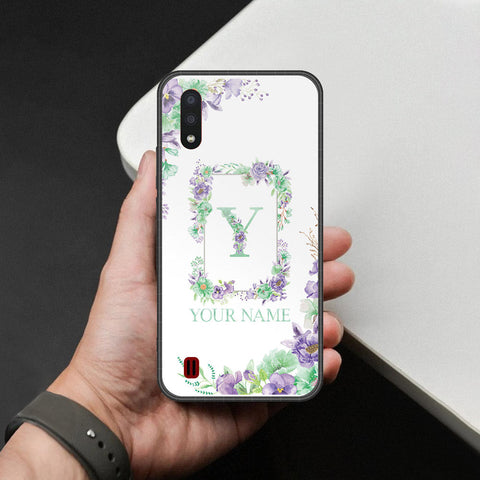 Samsung Galaxy A01 - Personalized Alphabet Series - HQ Premium Shine Durable Shatterproof Case