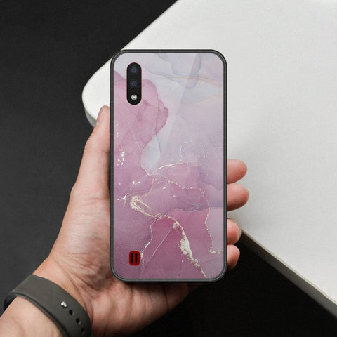 Samsung Galaxy A01 - Mystic Marble Series - HQ Premium Shine Durable Shatterproof Case