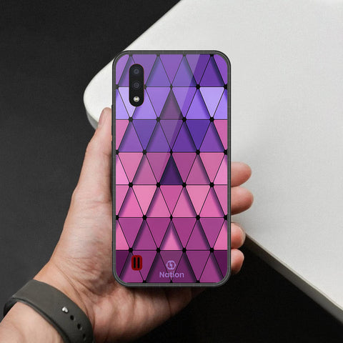 Samsung Galaxy A01 - Onation Pyramid Series - HQ Premium Shine Durable Shatterproof Case