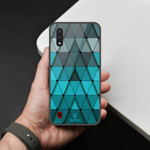 Samsung Galaxy A01 - Onation Pyramid Series - HQ Premium Shine Durable Shatterproof Case