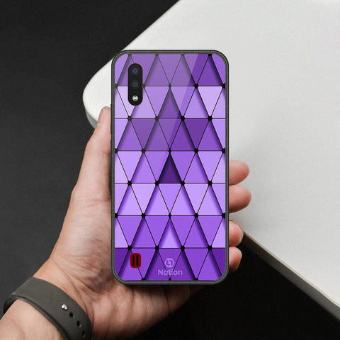 Samsung Galaxy A01 - Onation Pyramid Series - HQ Premium Shine Durable Shatterproof Case